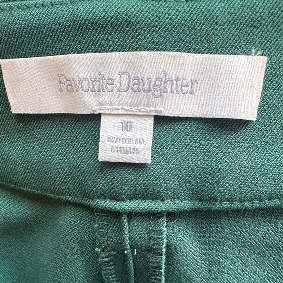 Favorite Daughter The Favorite Pant Wide Leg High Waist Pant Evergreen Size 10 - Picture 9 of 9
